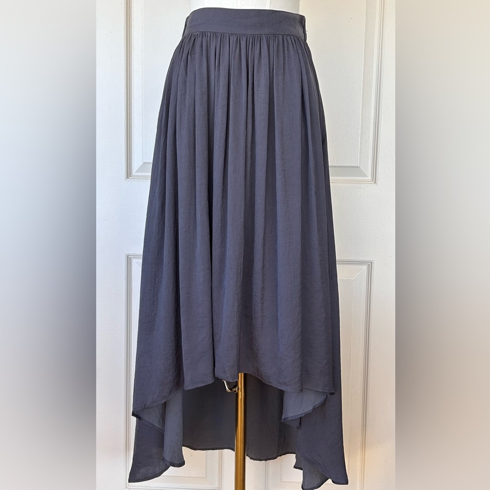 Zara Basic Brand High Low Skirt Elastic Waist Pull On Size XS‎